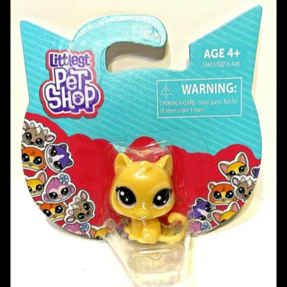 Littlest Pet Shop Lot of 2 Cat & Light Purple Duck LPS Mini-Scale Hasbro New NIP - Picture 3 of 10